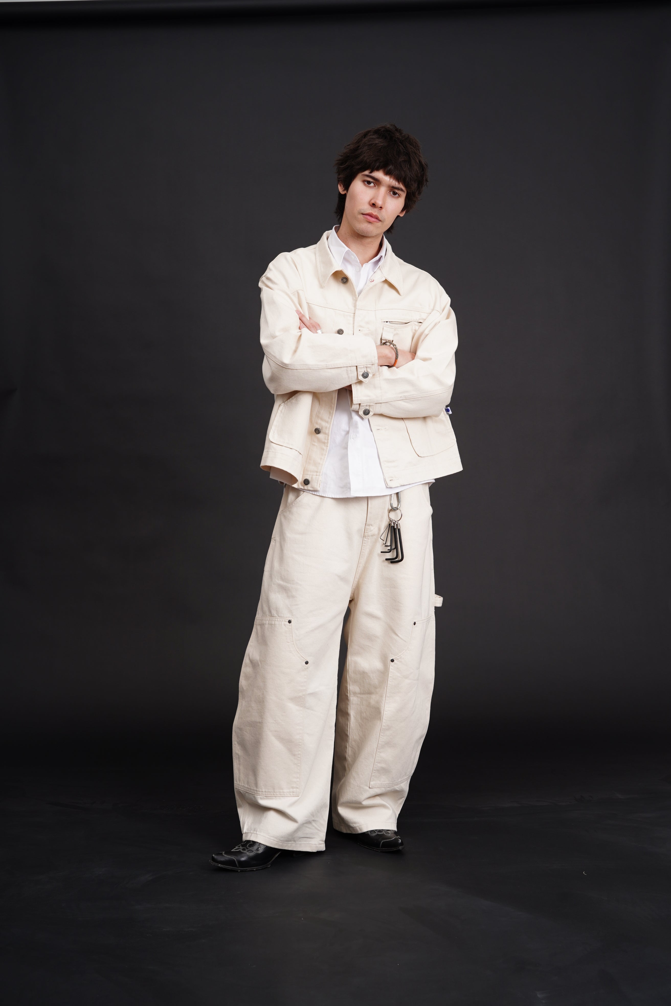 Carter Denim Jacket Cream