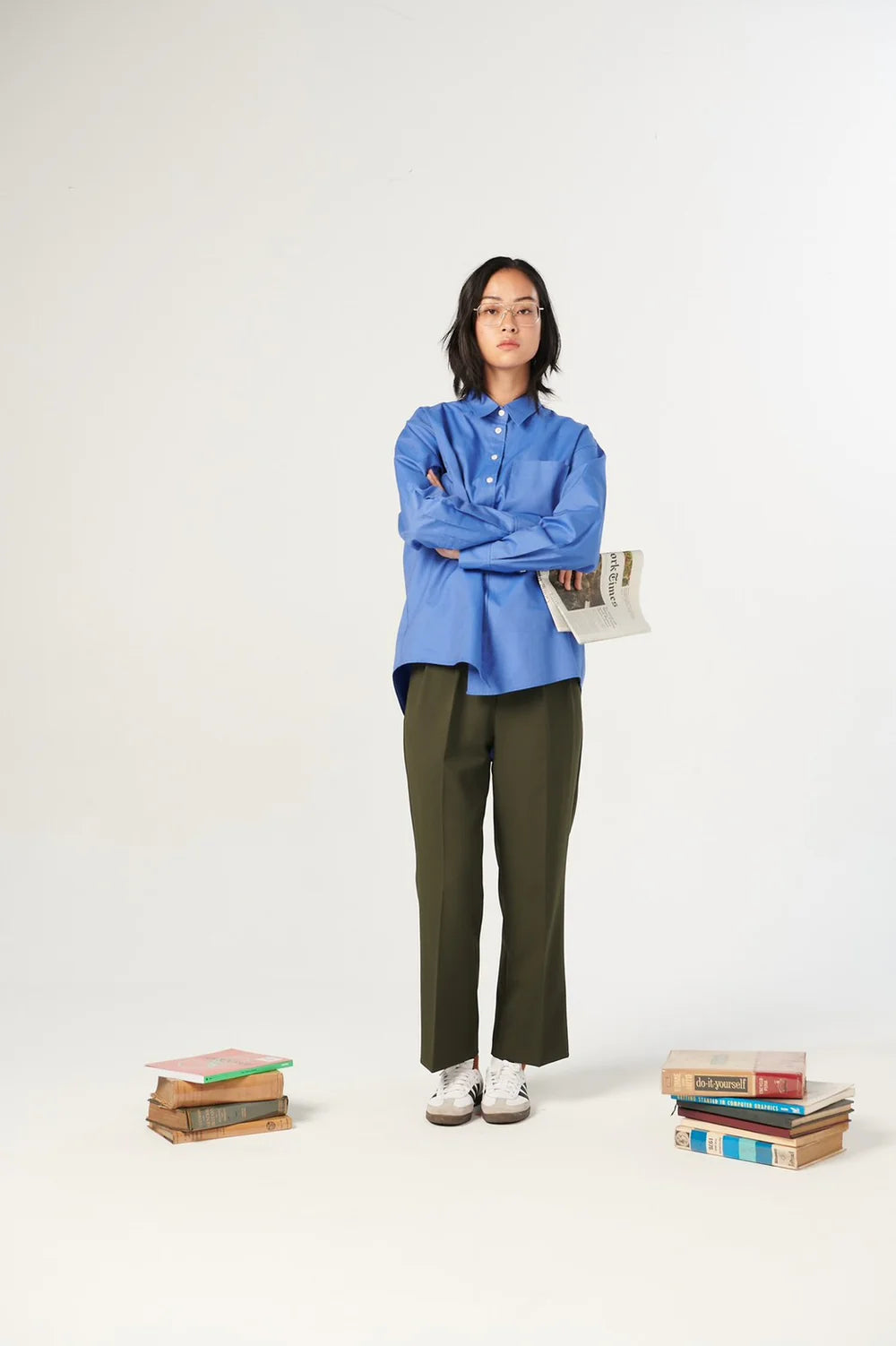 Oversize Oxford Usher Shirt