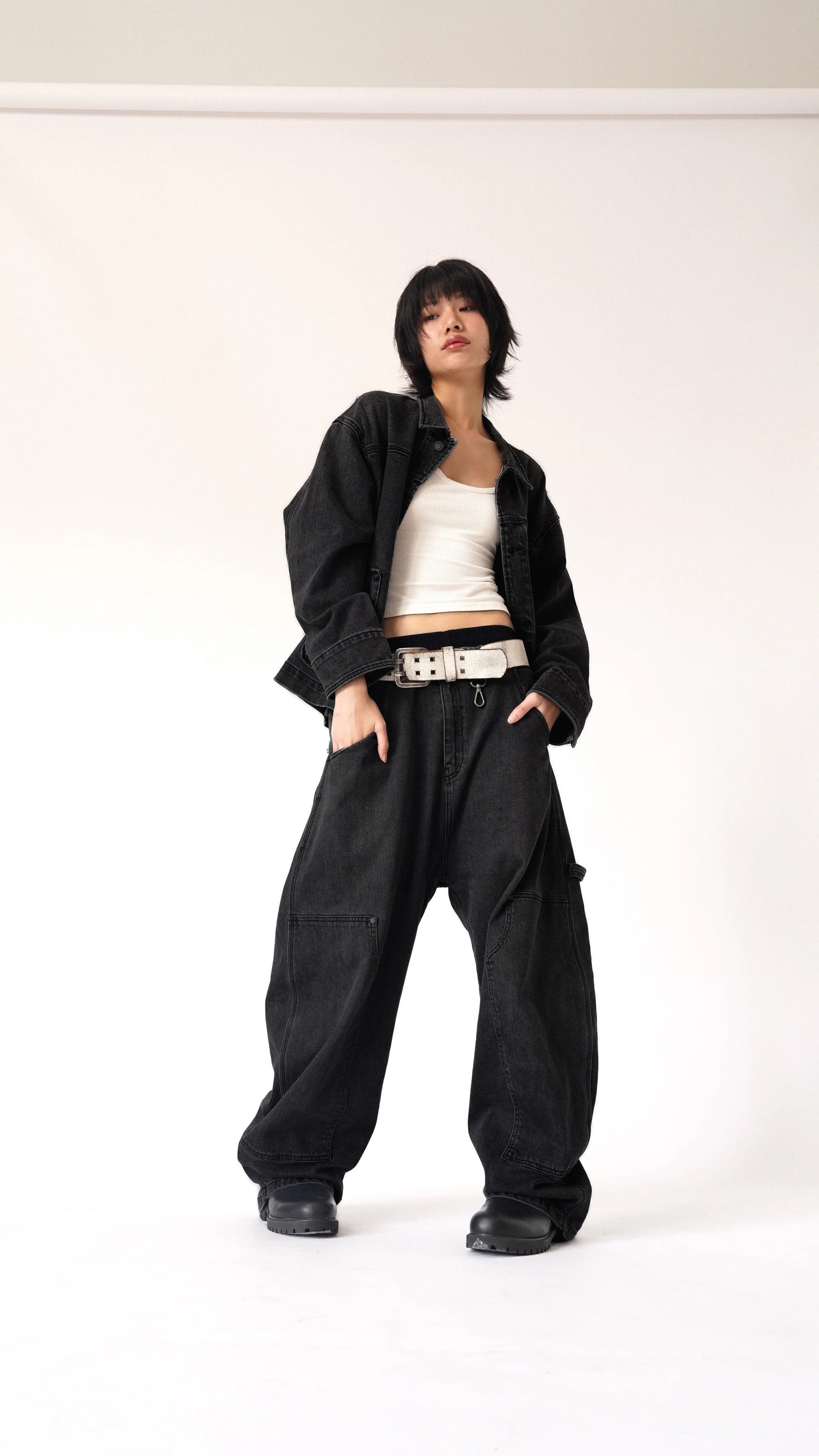 Carter Denim Pants - Black