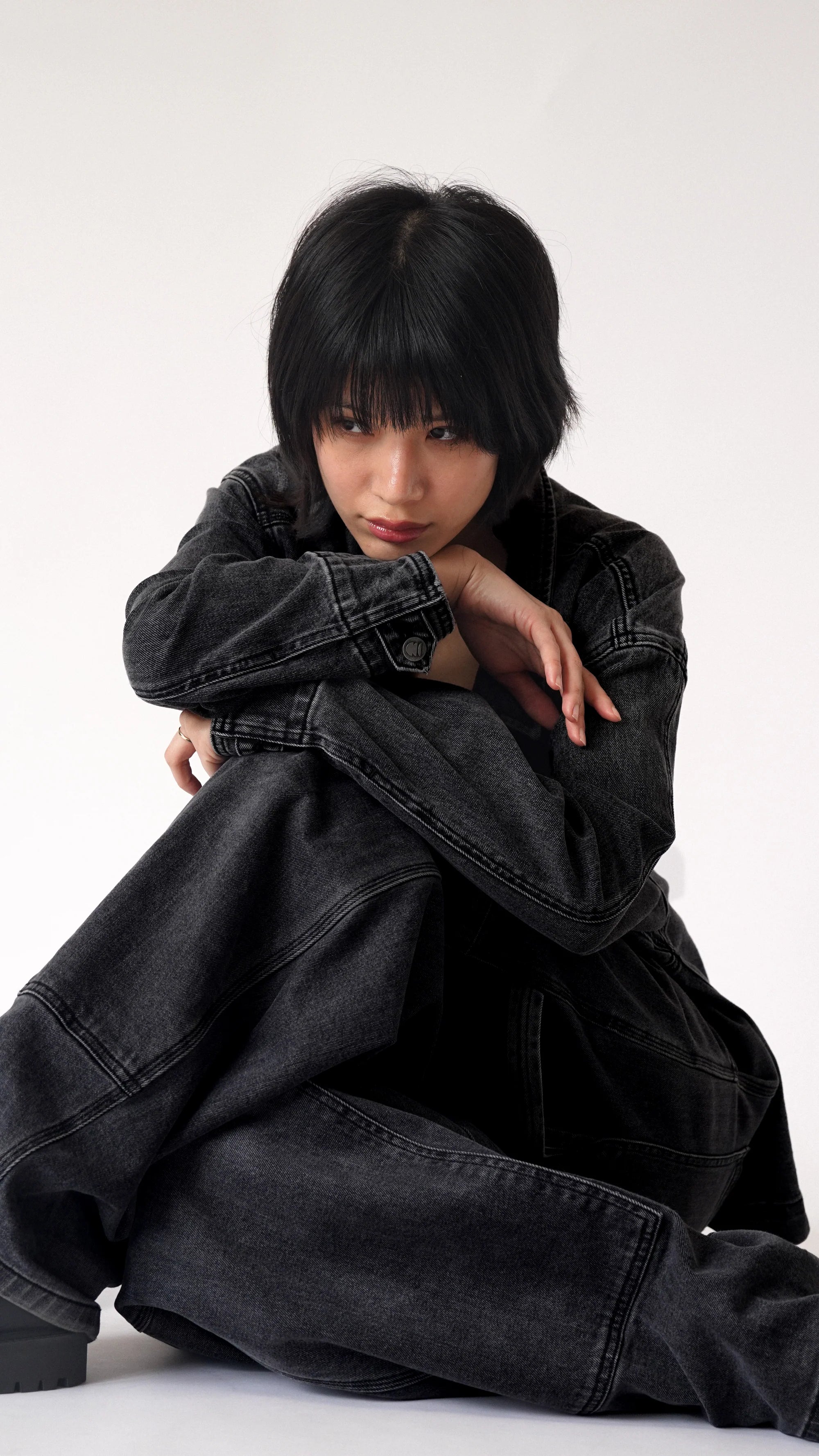 Carter Denim Pants - Black
