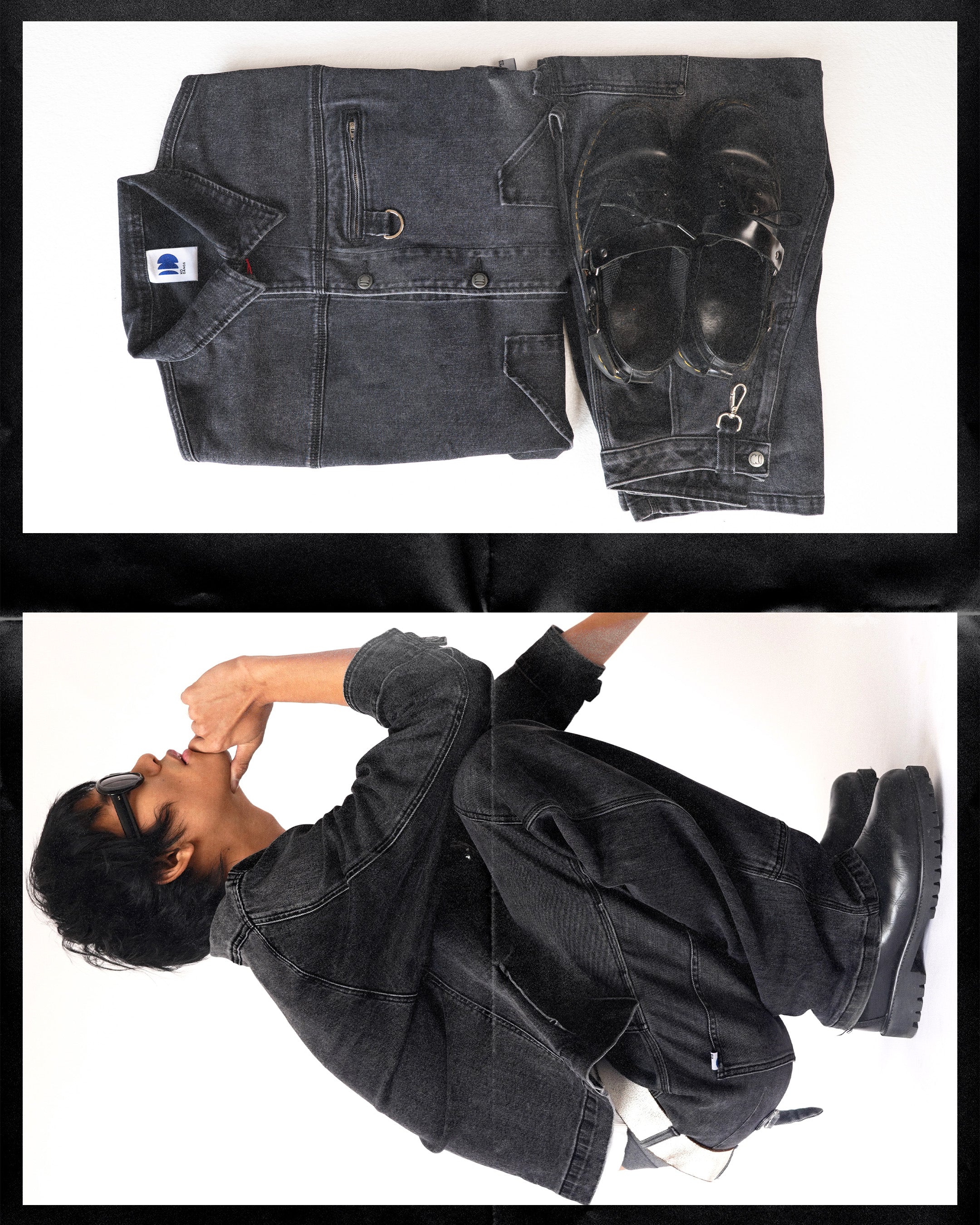 Carter Black Denim Jacket