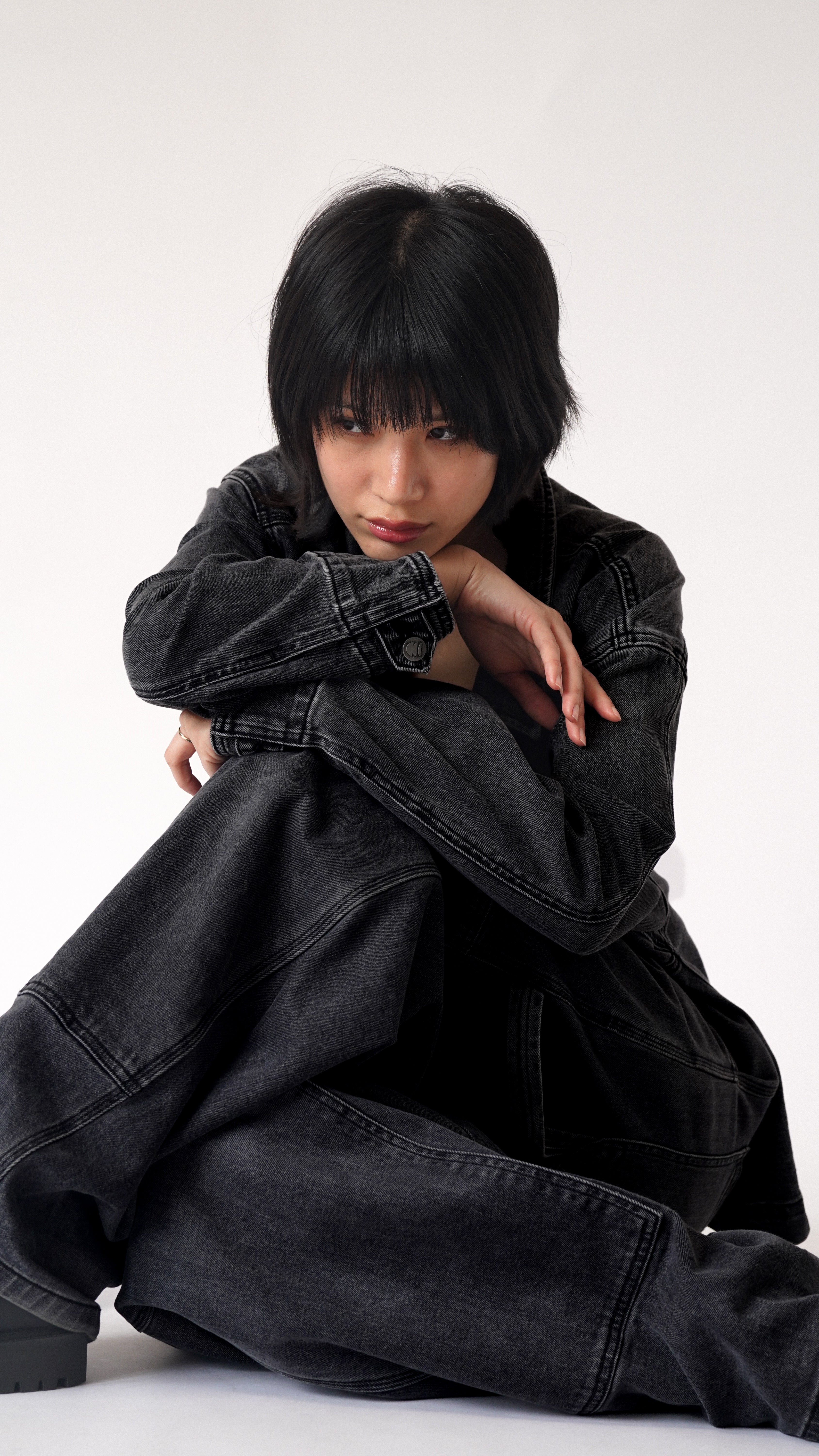 Carter Black Denim Jacket