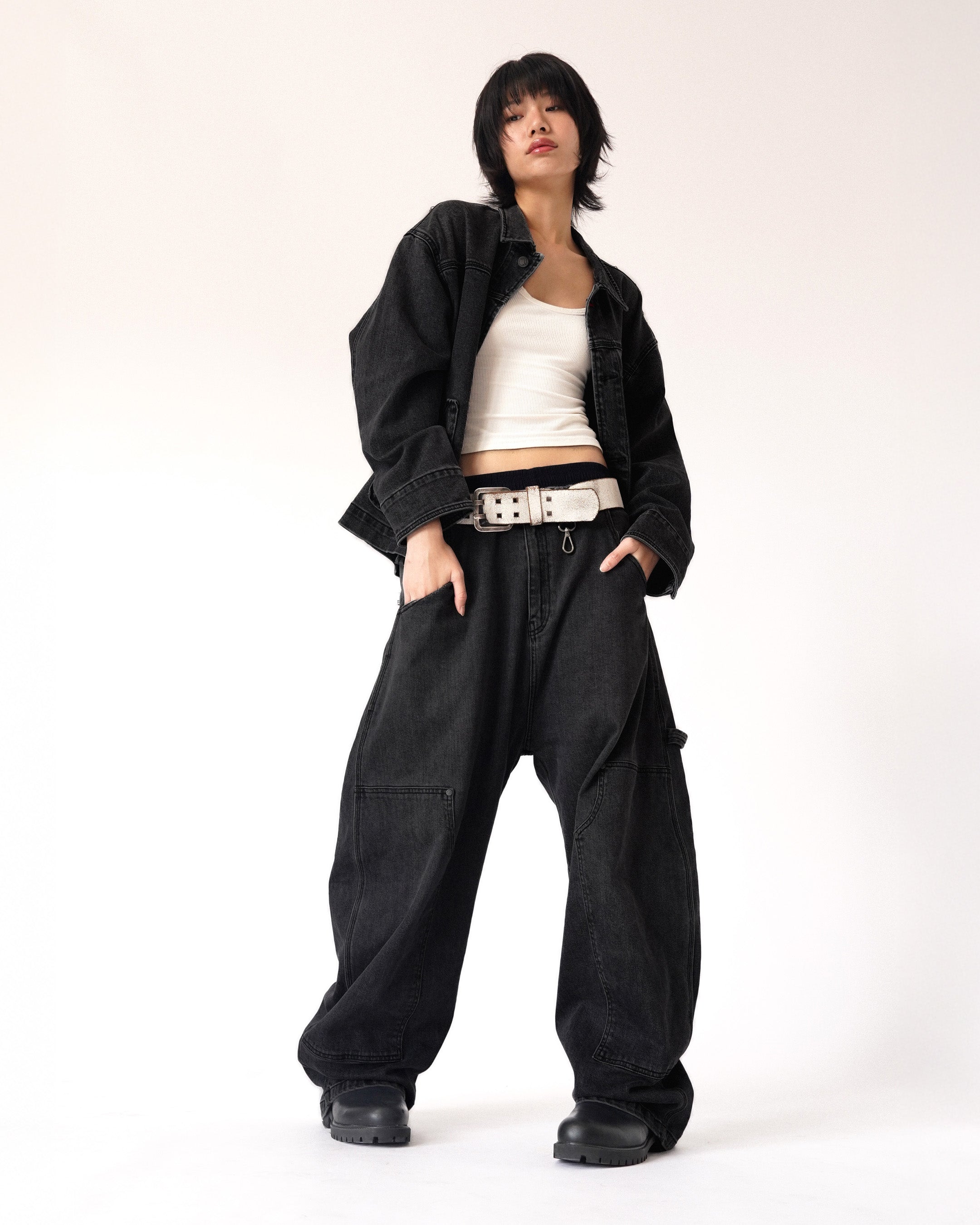 Carter Black Denim Jacket