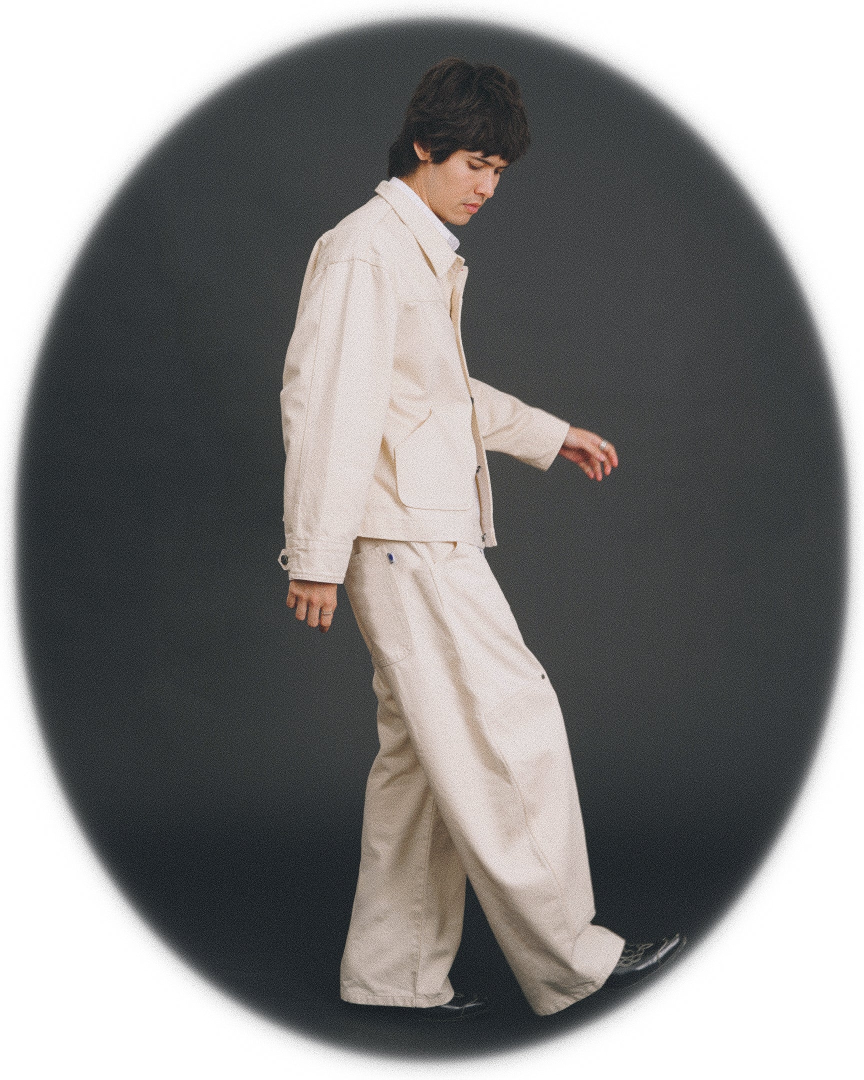 Carter Denim Pants Cream