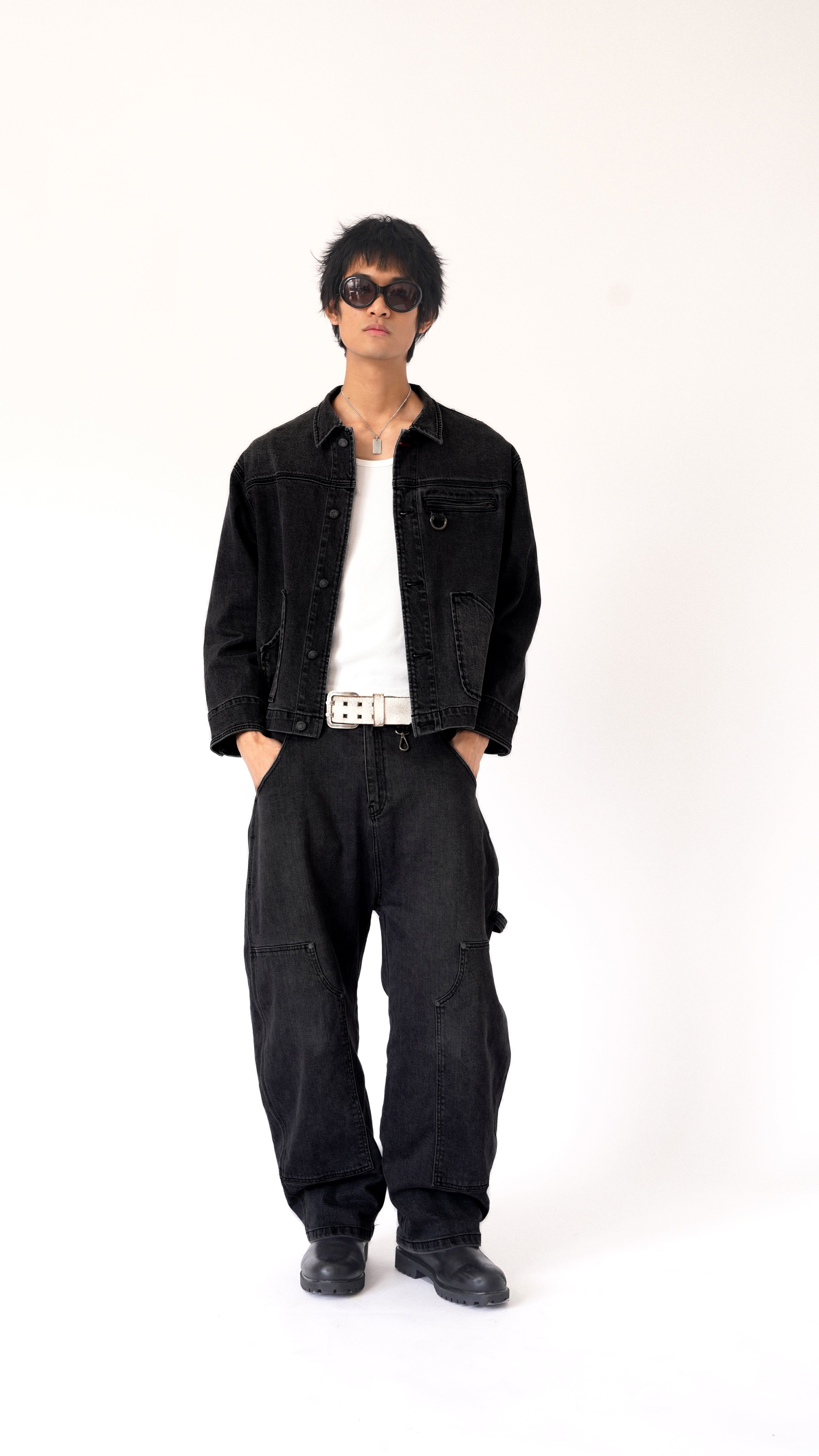 Carter Black Denim Jacket