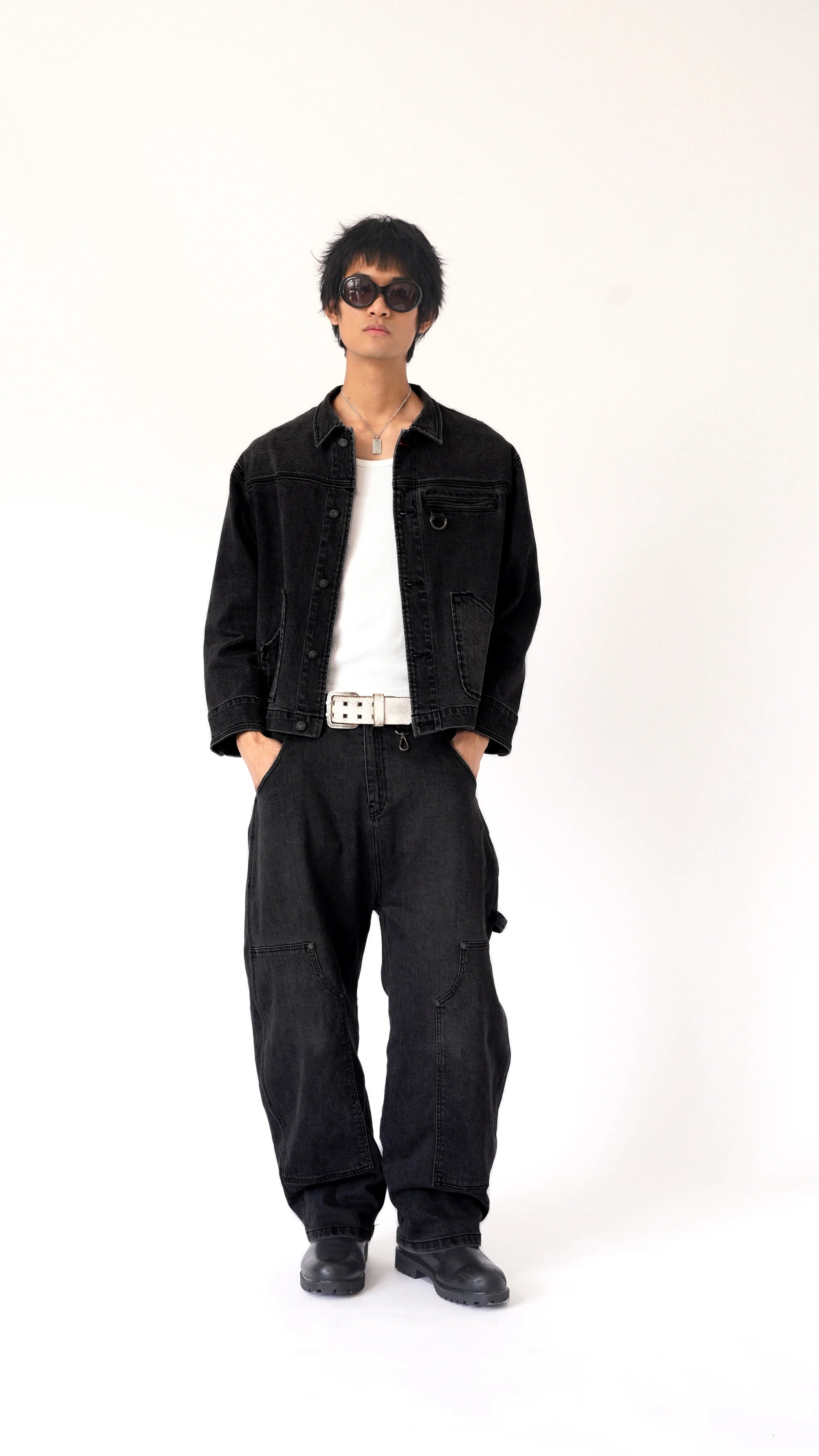 Carter Denim Pants - Black