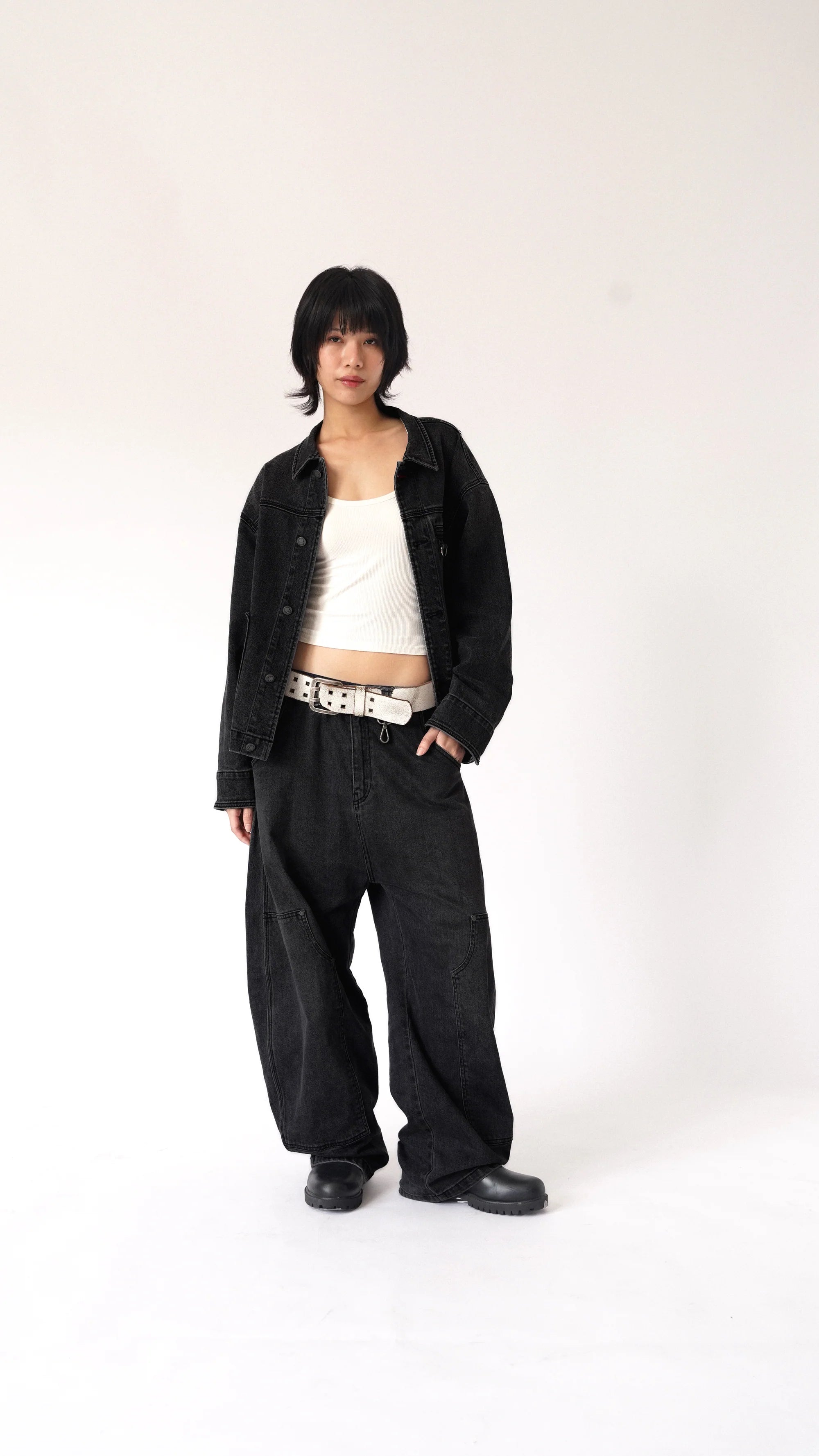 Carter Denim Pants - Black