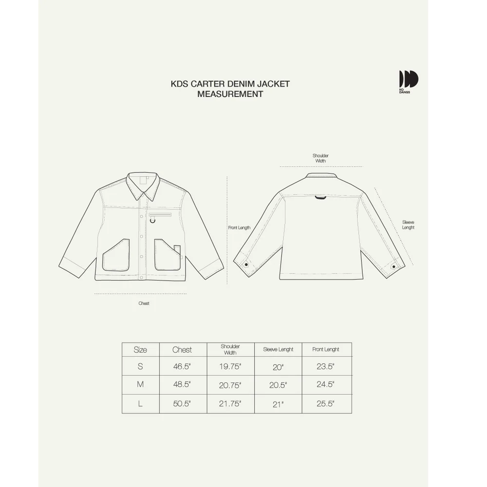 Carter Denim Jacket Cream