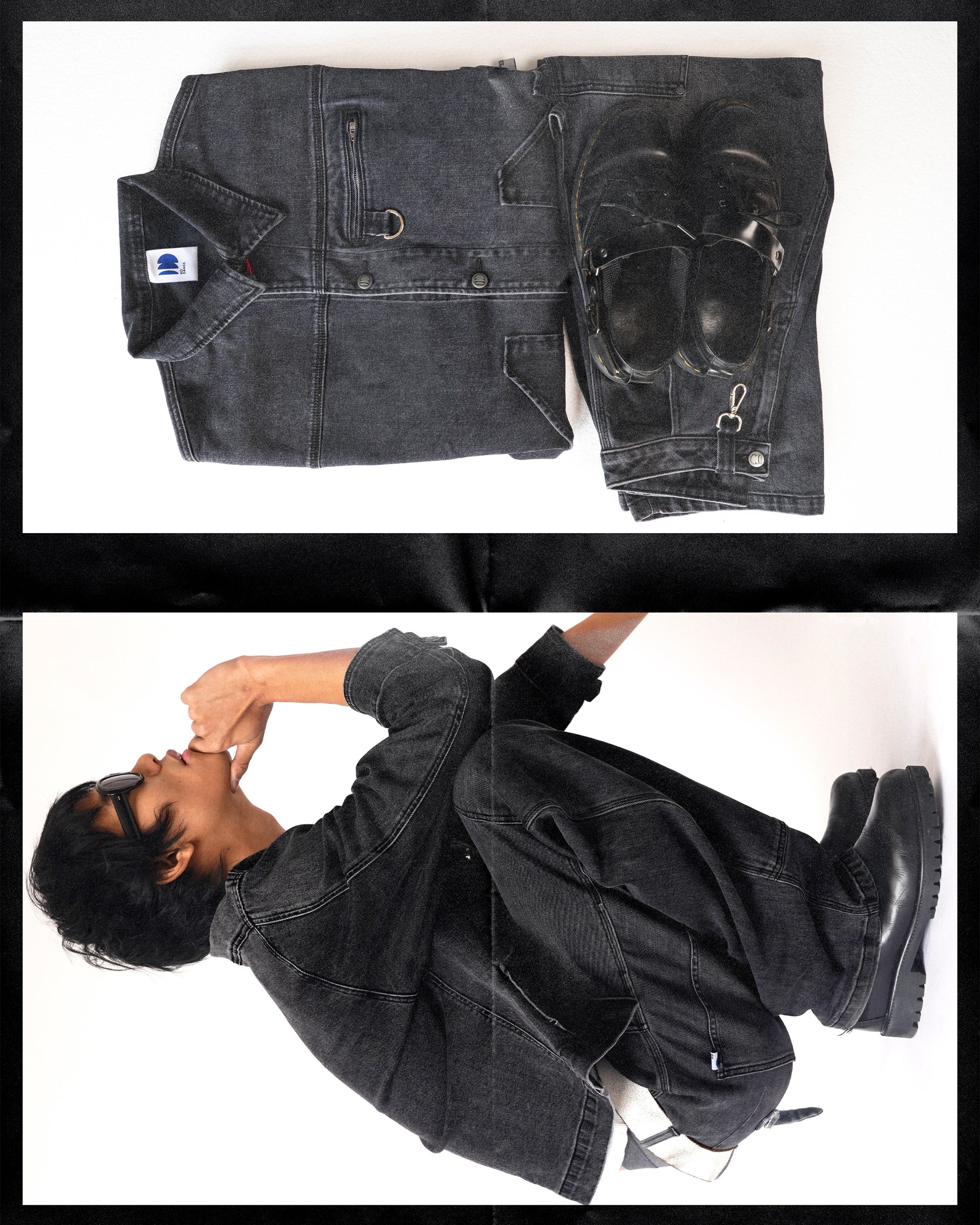 Carter Denim Pants - Black