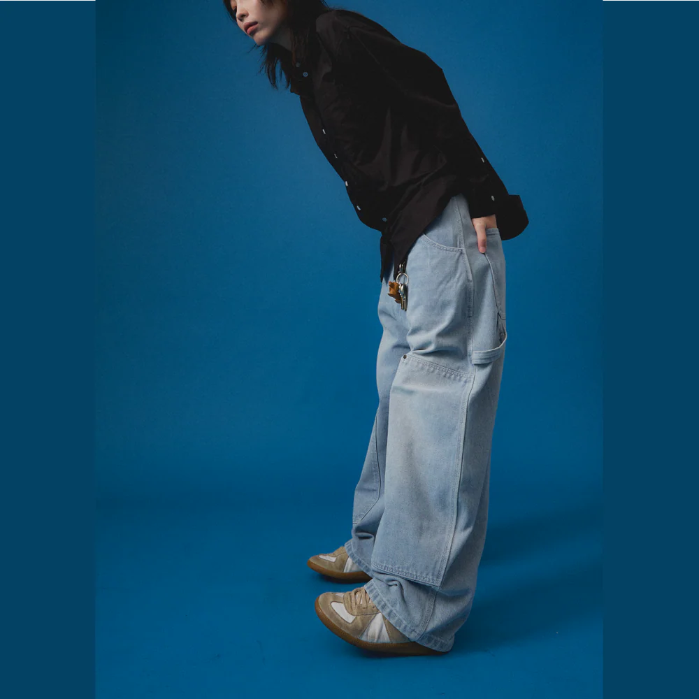Carter Denim Pants - Light Blue